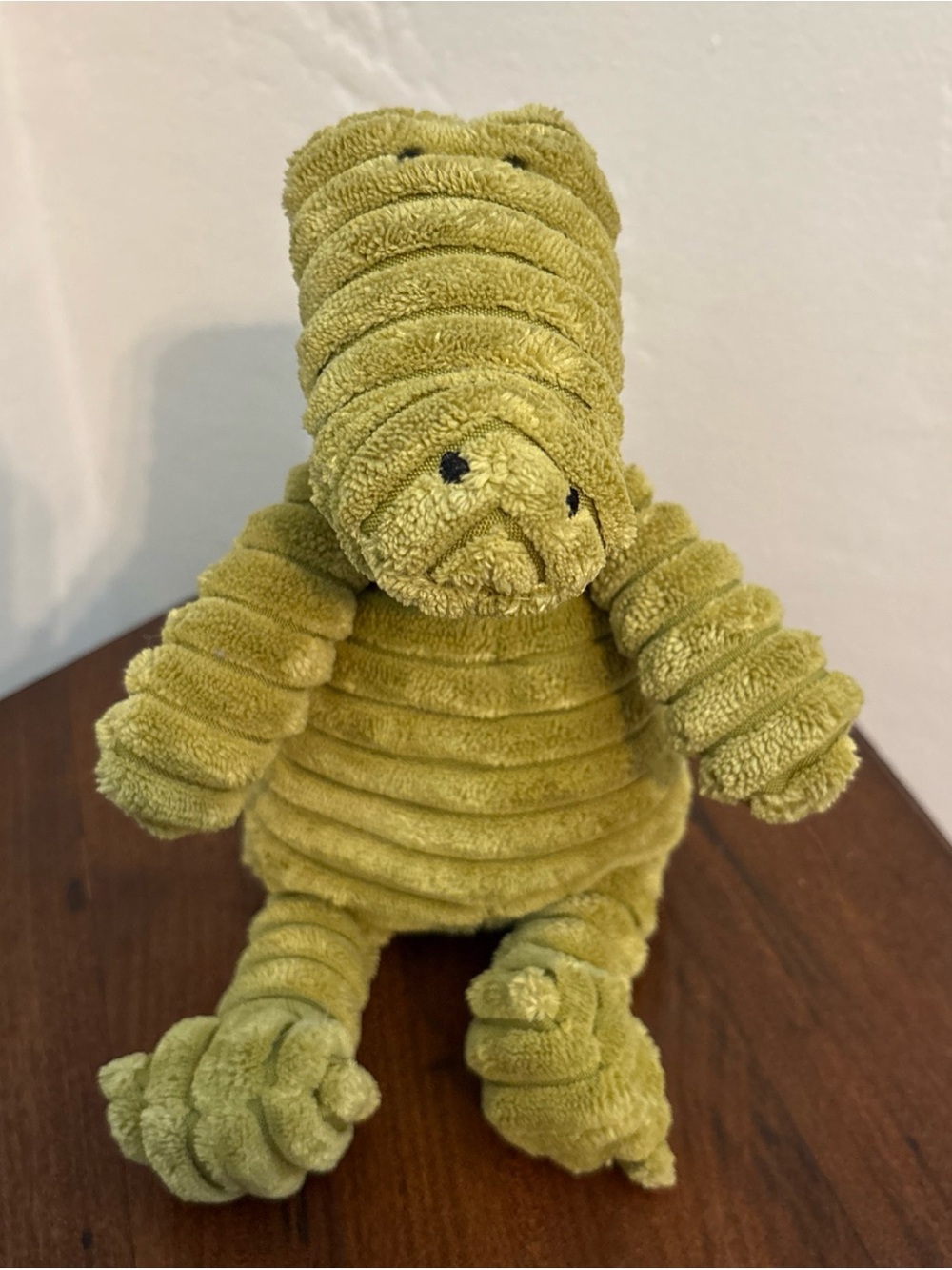 Jellycat Olive Green Ribbed Corduroy Armadillo Plush